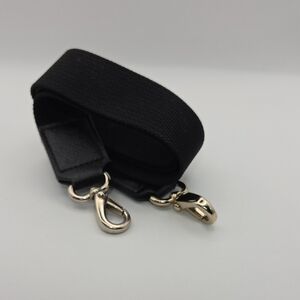 Black Strap with Gold Hardware